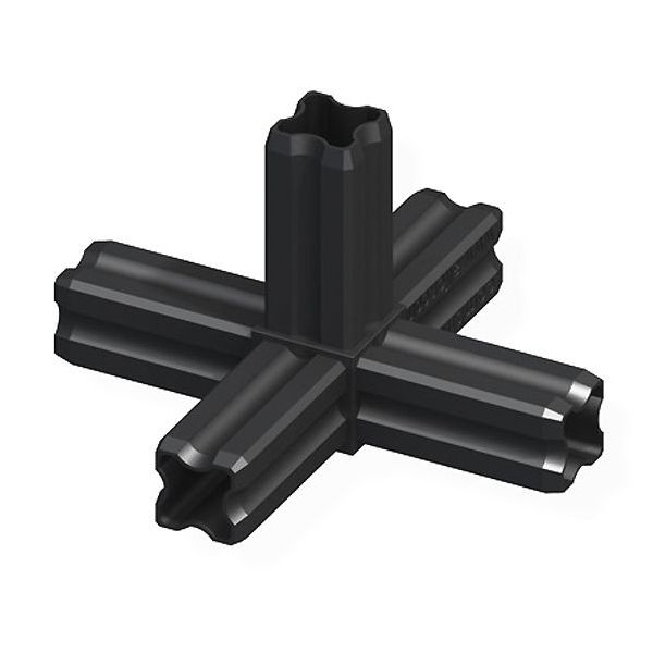 ALFER GIUNTURA A NODO A 90° 5 PERNI NERA MM23,5