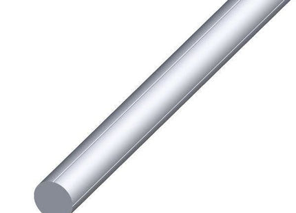 ALFER BARRA TONDA ALLUMINIO NATURALE CON SCANALATURE MT.1