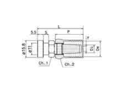 ANI ART. 28/A ATTACCO GIGANTE A BAIONETTA CON MASCHERINA