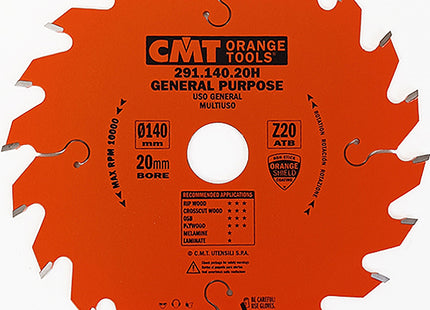 CMT LAMA PER TAGLIO LEGNO LUNGO E TRAVERSO VENA