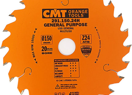 CMT LAMA PER TAGLIO LEGNO LUNGO E TRAVERSO VENA