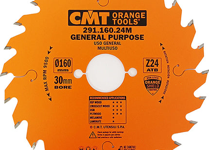 CMT LAMA PER TAGLIO LEGNO LUNGO E TRAVERSO VENA