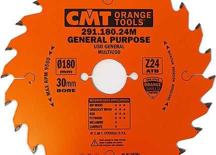 CMT LAMA PER TAGLIO LEGNO LUNGO E TRAVERSO VENA