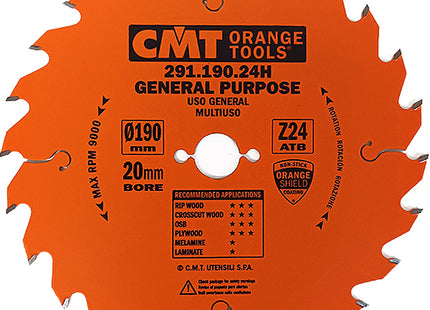 CMT LAMA PER TAGLIO LEGNO LUNGO E TRAVERSO VENA