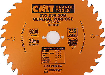 CMT LAMA PER TAGLIO LEGNO LUNGO E TRAVERSO VENA