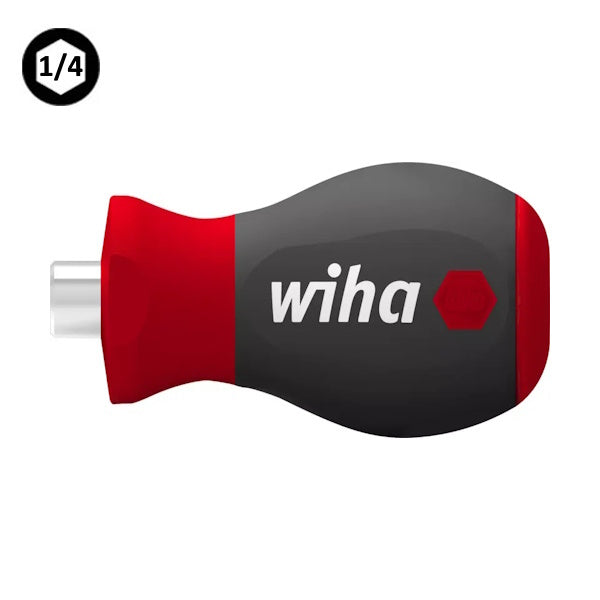 WIHA PORTAINSERTI BITS MAGNETICO CON IMPUGNATURA STUBBY ATTACCO 1/4"