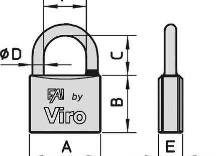 VIRO LUCCHETTO SERIE 570 FAI MARE