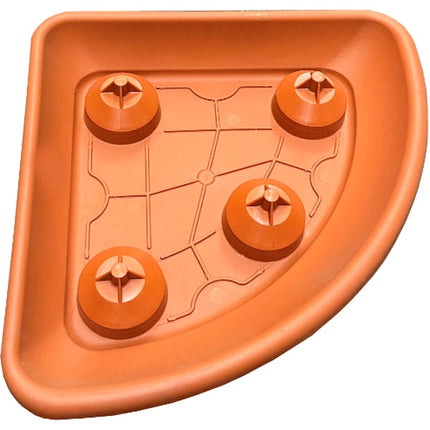 MARCHIORO SOTTO VASO AD ANGOLO ICA SVR 45 COLORE TERRACOTTA CM 41X41
