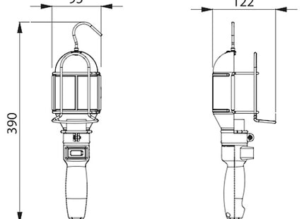 ZECA PORTALAMPADA ATTACCO E27 MAX 60W SENZA CAVO