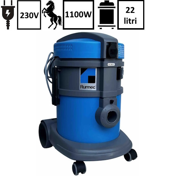 RURMEC ASPIRATORE CON PRESA ELETTROUTENSILI 1100W MOD.22/1100 S