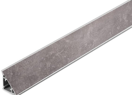 PIRCHER ALZATINA TRIANGOLARE PER TOP CUCINA ARENARIA GRIGIA MM30X30X3000