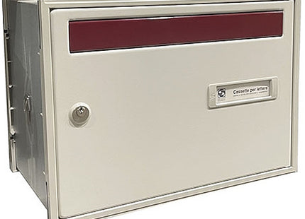 SILMEC CASSETTA POSTALE MOD. OPEN-AIR400 SC5/D COLORE BIANCO/ROSSO
