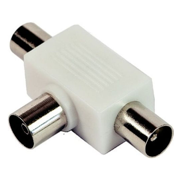 FME RIPARTITORE PER TV 1 PRESA E 2 SPINE DA MM9,5 BIANCO