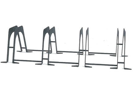 MINUTEX COPPIA DISTANZIALI RETTILINEI PER PORTABICI MINU ACCIAIO GRAFITE