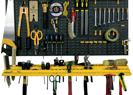 ARTPLAST PANNELLO PORTAUTENSILI IN PLASTICA KIT MM1000X500 CON 50 GANCI