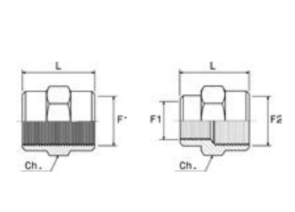 ANI ART. 33/M MANICOTTO DI COLLEGAMENTO FILETTATO FEMMINA