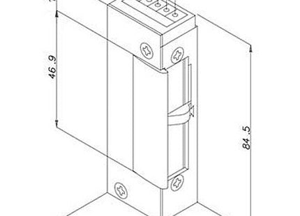 OPERA INCONTRO ELETTRICO PER SERRATURE DA INFILARE 12V