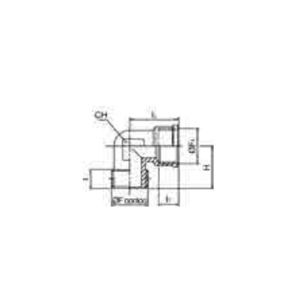 ANI ART. 34/C 1/4"MF RACCORDO A L FILETTATO MASCHIO FEMMINA BLISTER PZ2*