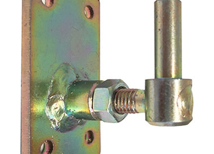 MINUTEX CARDINE PER BANDELLE REGOLABILE D.MM12 PIASTRA ACCIAIO ZINCATO