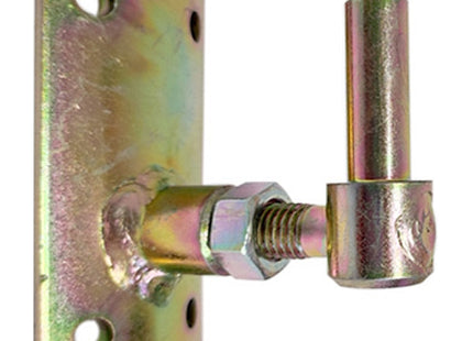 MINUTEX CARDINE PER BANDELLE REGOLABILE D.MM12 PIASTRA TONDA ACC.ZINCATO