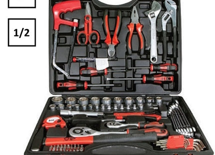 FUMASI VALIGETTA CON 89 UTENSILI E BUSSOLE DA 1/4"-1/2"