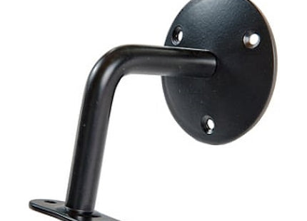 PIRCHER SUPPORTO PER CORRIMANO PIATTO 3 FORI NERO MM72X72