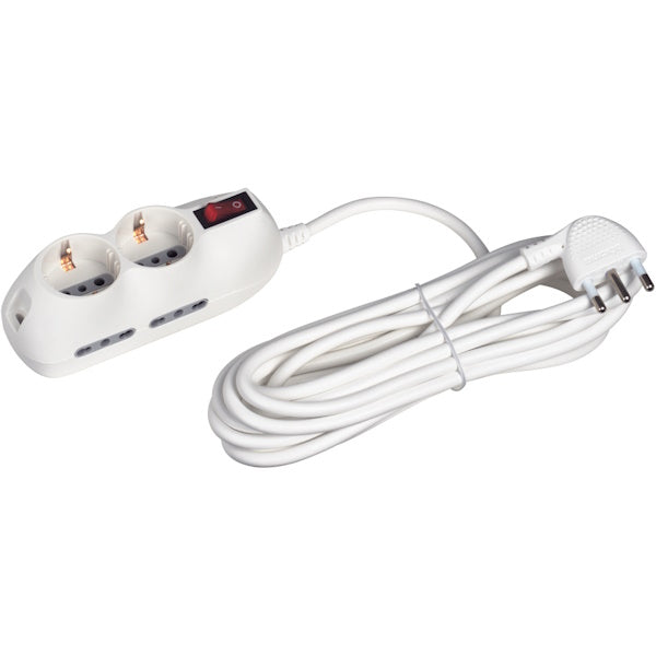 BTICINO MULTIPRESA SLOT6 6 PRESE CAVO DA MT5 SPINA 10A BIANCO