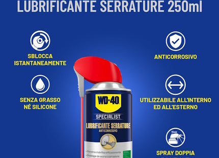WD-40 SPECIALIST LUBRIFICANTE PER SERRATURE SPRAY ML250