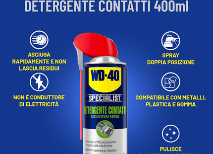 WD-40 SPECIALIST DETERGENTE CONTATTI SPRAY ML400