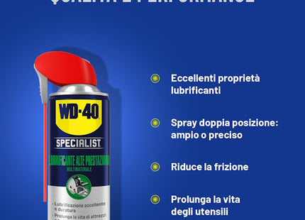 WD-40 SPECIALIST LUBRIFICANTE ALTE PRESTAZIONI MULTIMATERIALE ML400
