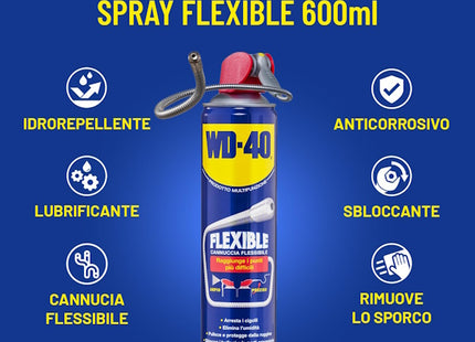 WD-40 UNIVERSALE MULTIFUNZIONE FLEXIBLE SPRAY ML600