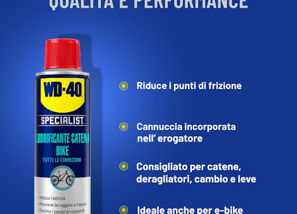 WD-40 SPECIALIST BIKE LUBRIFICANTE CATENA OGNI CONDIZIONE SPRAY ML250