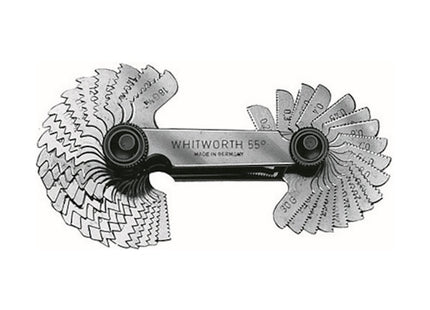 SCU CONTAFILETTI CON 28 LAME PER FILETTI WHITWORTH