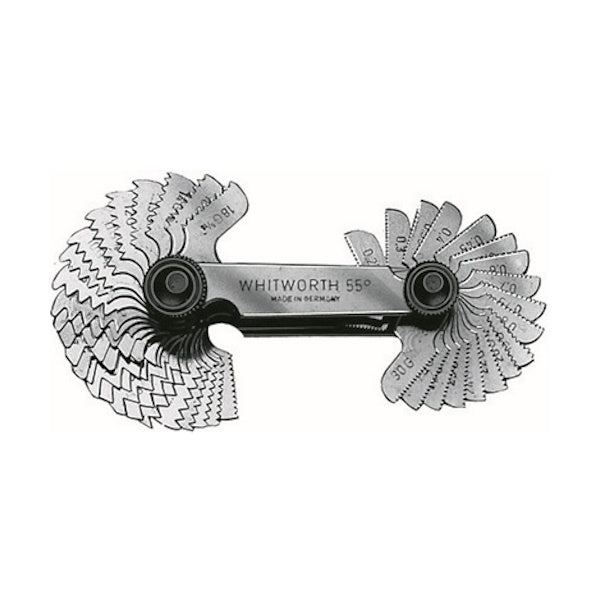 SCU CONTAFILETTI CON 28 LAME PER FILETTI WHITWORTH