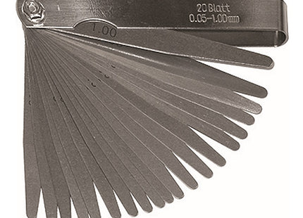 SCU SPESSIMETRO CON 20 LAME MM100 DA MM0,05 A 1,00