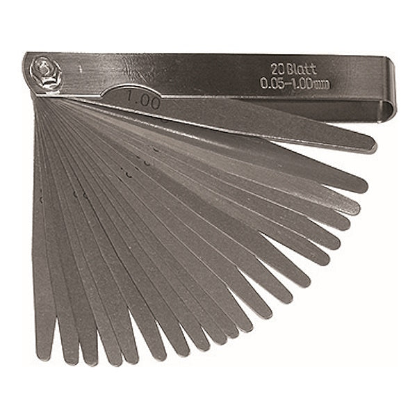 SCU SPESSIMETRO CON 20 LAME MM100 DA MM0,05 A 1,00