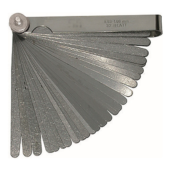 SCU SPESSIMETRO CON 32 LAME MM100 DA MM0,03 A 1,00