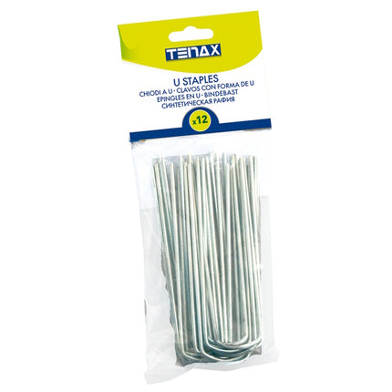 TENAX CHIODI IN METALLO AD "U" CM 3,5X15 CONF.DA PZ20