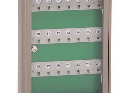 SILMEC BACHECA PORTA CHIAVI P24 IN ALLUMINIO BRONZO/VERDE MM290X370X40