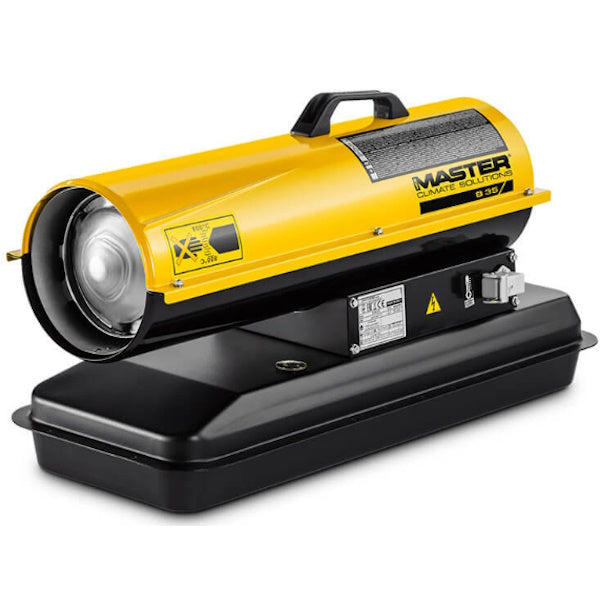 MASTER RISCALDATORE D'ARIA DIRETTO A GASOLIO POTENZA 10KW MOD. B 35