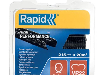 RAPID PUNTI PER RETI VR22 PLASTIFICATI VERDI BLISTER DA PZ 215