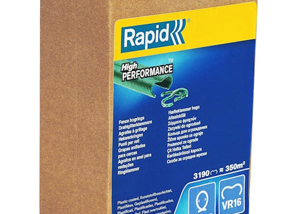 RAPID PUNTI PER RETI VR16 PLASTIFICATI VERDI SCATOLA DA PZ3190