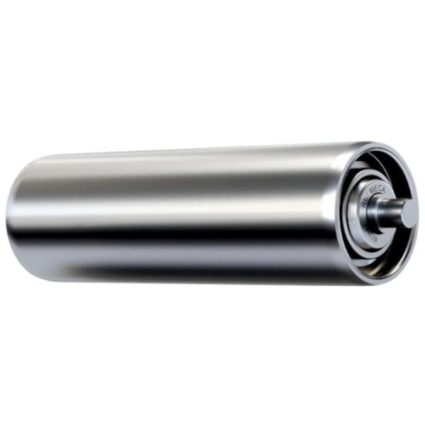 RULMECA RULLO FOLLE IN ACCIAIO PER TRASPORTATORI D.MM40X250 PERNO D.MM 8