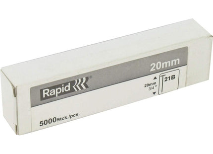 RAPID MINI CHIODI CON PICCOLA TESTA N.21B/20MM SCATOLA DA PZ5000