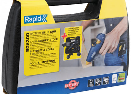 RAPID INCOLLATRICE A BATTERIA BGX300 PER COLLA IN STICK D.MM12