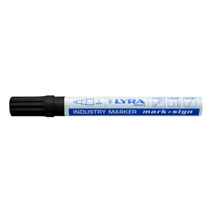 LYRA MARCATORE 404 A VERNICE INDUSTRY NERO