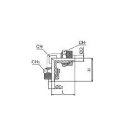 ANI ART. 40/D3 RACCORDO A T PER TUBI NYLON