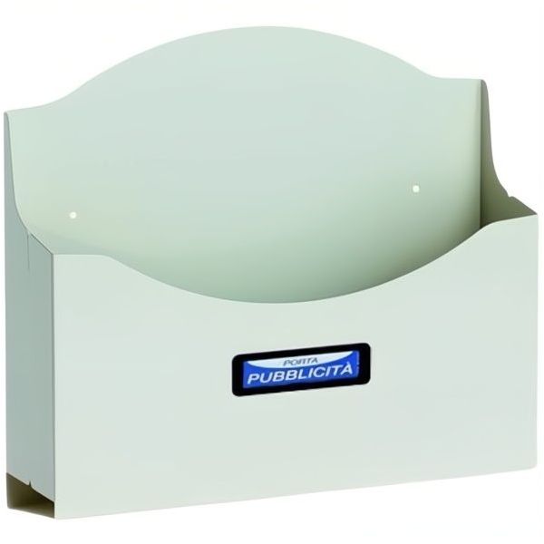 SILMEC CESTO PORTA PUBBLICITA' SENZA TETTO COLORE BIANCO MM320X290X83*