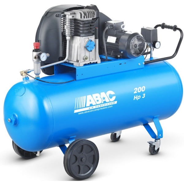ABAC COMPRESSORE A CINGHIA SERBATOIO LT200 MOD. PRO A39B/200 CM3 230V