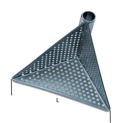 MINUTEX MESTOLO FORATO PER PULIZIA TOMBINI ACCIAIO ZINCATO